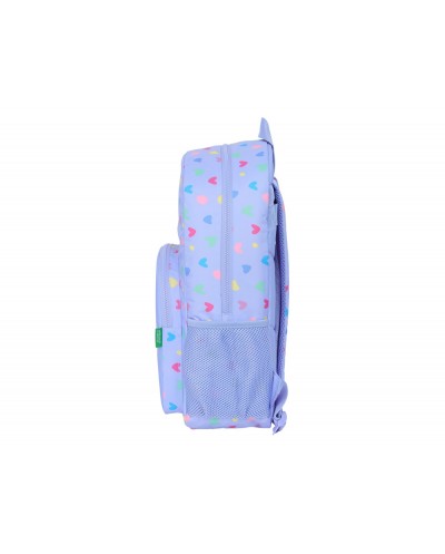 Mochila safta adaptable a carro benetton lila 460x300x140 mm