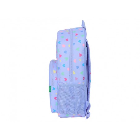Mochila safta adaptable a carro benetton lila 460x300x140 mm