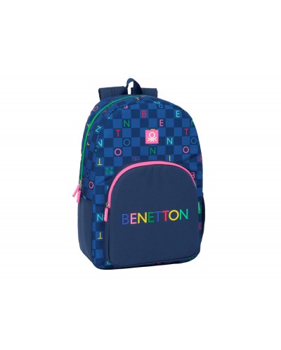Mochila safta adaptable a carro benetton damero 460x300x140 mm