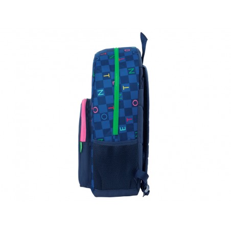 Mochila safta adaptable a carro benetton damero 460x300x140 mm