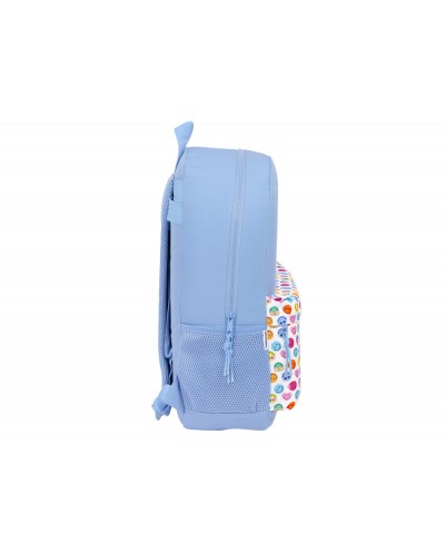 Mochila safta adaptable a carro reciclado smiley world joyful 460x300x140 mm