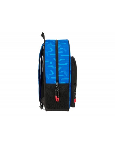 Mochila safta adaptable a carro hot wheels let s race 420x330x140 mm