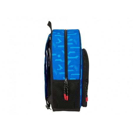 Mochila safta adaptable a carro hot wheels let s race 420x330x140 mm