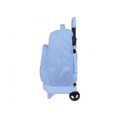 Mochila safta grande con ruedas compact extraible reciclado smiley world joyful 450x330x220 mm
