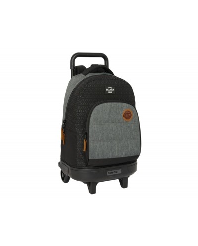 Mochila safta grande con ruedas compact extraible reciclado blackfit8 old school 450x330x220 mm