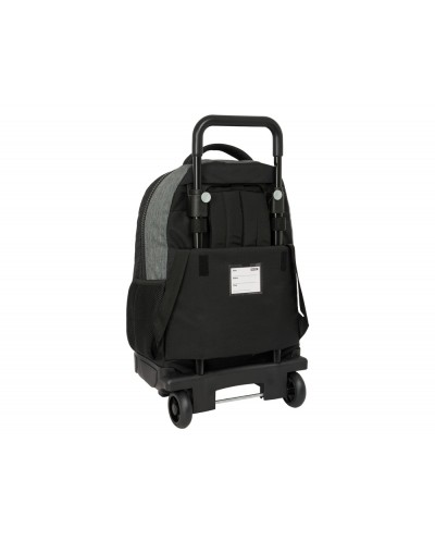 Mochila safta grande con ruedas compact extraible reciclado blackfit8 old school 450x330x220 mm