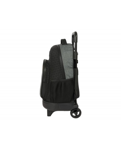 Mochila safta grande con ruedas compact extraible reciclado blackfit8 old school 450x330x220 mm