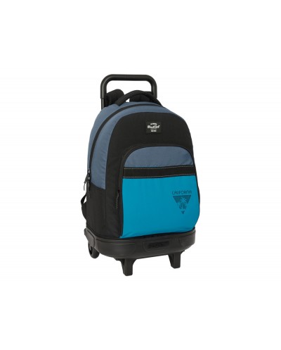 Mochila safta grande con ruedas compact extraible reciclado blackfit8 california 450x330x220 mm