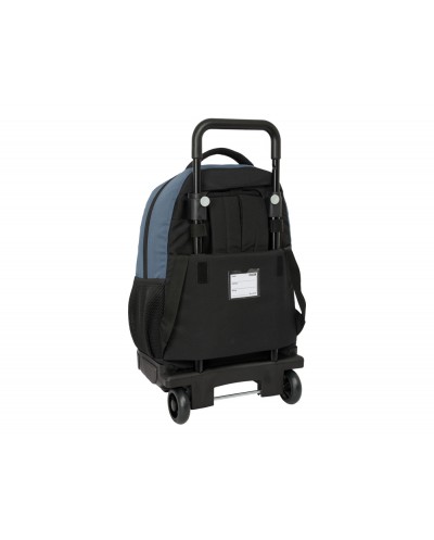 Mochila safta grande con ruedas compact extraible reciclado blackfit8 california 450x330x220 mm