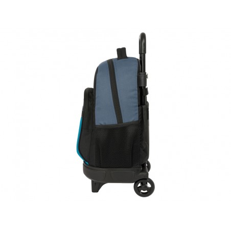 Mochila safta grande con ruedas compact extraible reciclado blackfit8 california 450x330x220 mm