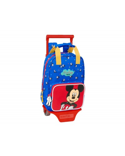 Mochila safta con carro 805 mickey mouse good day 280x200x80 mm