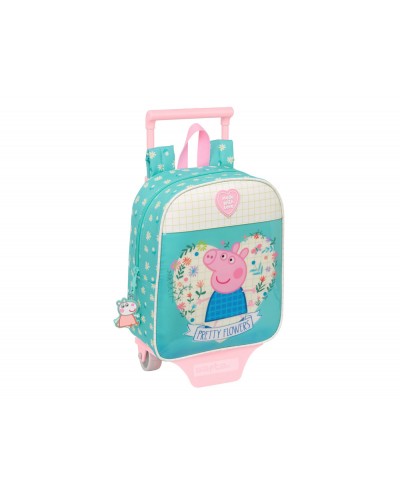 Mochila safta con carro 805 peppa pig pretty flowers 270x220x100 mm
