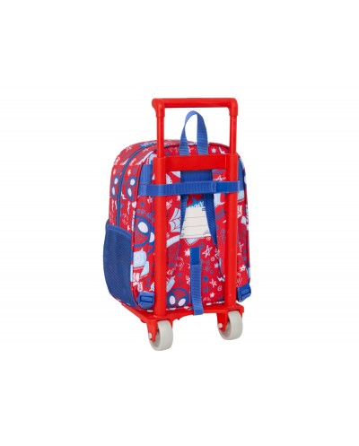 Mochila safta con carro 805 bolsillos frontales spidey rescue 270x220x100 mm