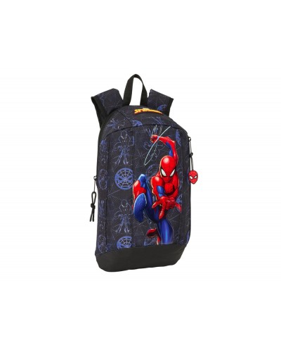Mini mochila safta con cremallera vertical spider man attack 390x220x100 mm