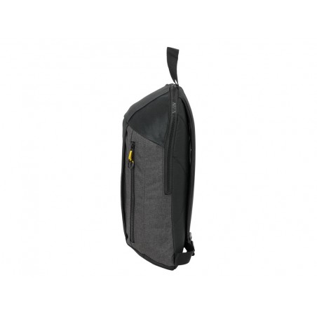 Mini mochila safta con cremallera vertical munich topo 390x220x100 mm