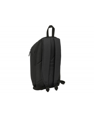 Mini mochila safta con cremallera vertical kappa dark 390x220x100 mm