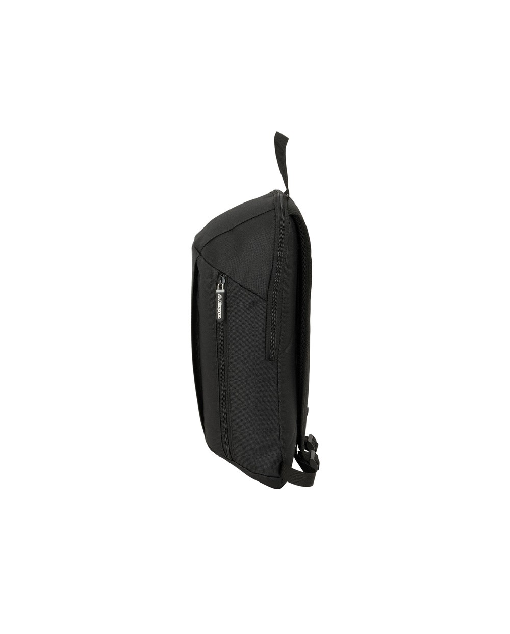 Mini mochila safta con cremallera vertical kappa dark 390x220x100 mm