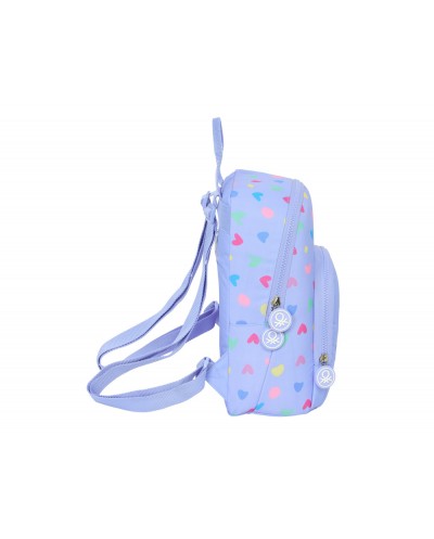 Mini mochila safta benetton lila 300x250x130 mm
