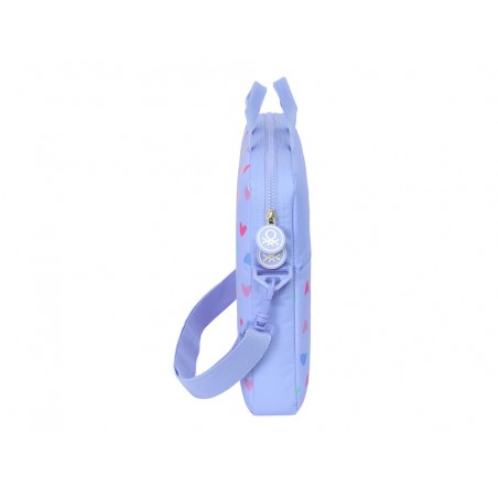 Funda para portatil 156 safta benetton lila 270x400x40 mm