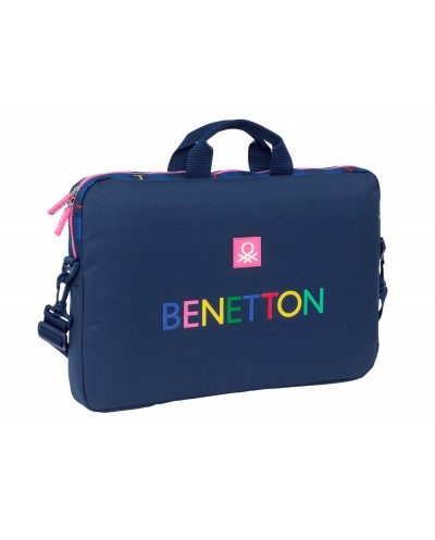 Funda para portatil 156 safta benetton damero 270x400x40 mm