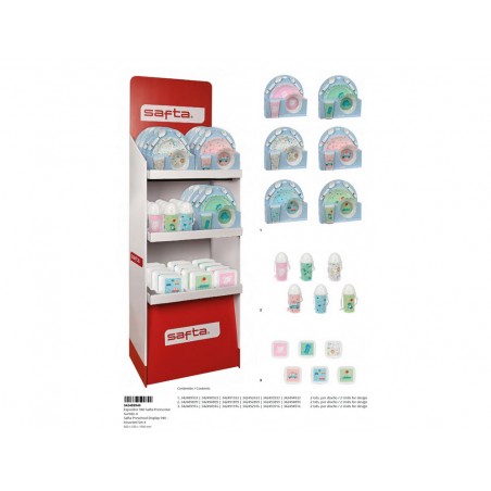 Expositor preescolar safta 1900x600x430 mm