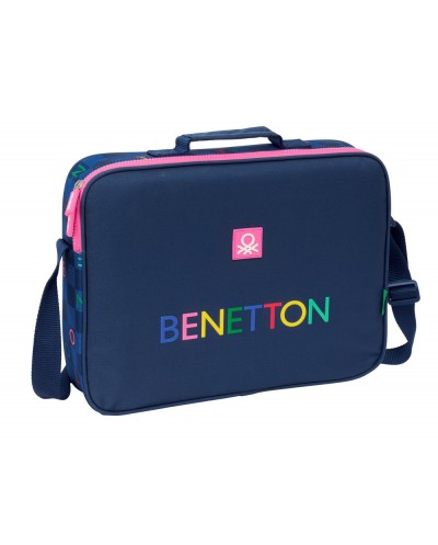Cartera escolar safta extraescolares benetton damero 280x380x60 mm