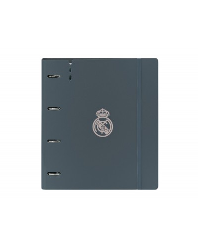 Carpeta con recambio safta din a4 cuadro 5 mm polipropileno foam 4 anillas 35mm real madrid 3