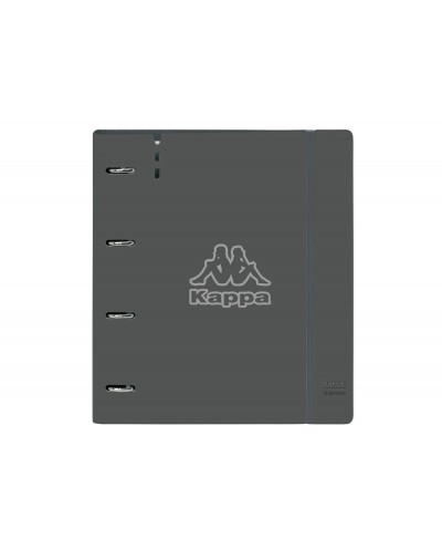 Carpeta con recambio safta din a4 cuadro 5 mm polipropileno foam 4 anillas 35mm kappa dark