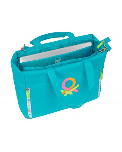 Bolso con bolsillo safta para portatil 141 benetton spring 310x400x170 mm