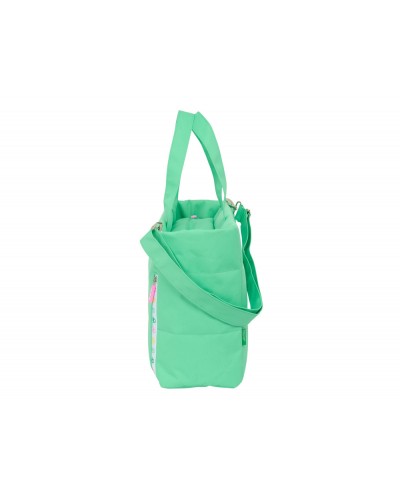 Bolso con bolsillo safta para portatil 141 benetton mint 310x400x170 mm