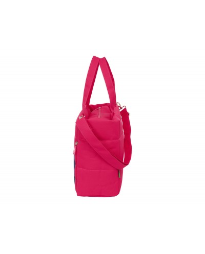 Bolso con bolsillo safta para portatil 141 benetton cherry 310x400x170 mm