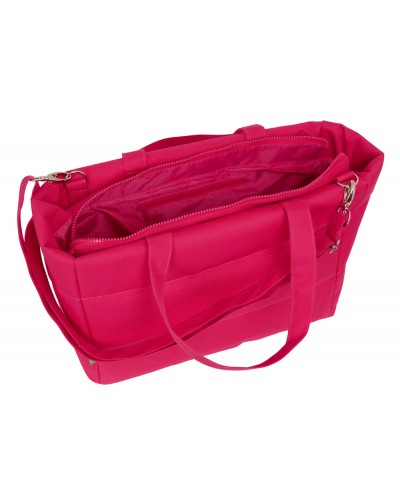 Bolso con bolsillo safta para portatil 141 benetton cherry 310x400x170 mm