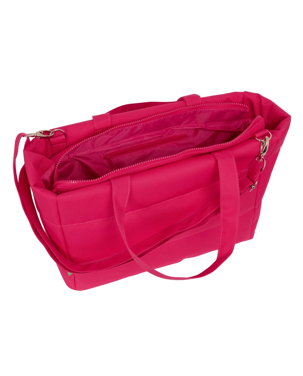 Bolso con bolsillo safta para portatil 141 benetton cherry 310x400x170 mm