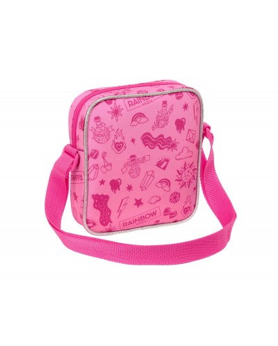 Bolso bandolera safta rainbow high shine 180x160x40 mm