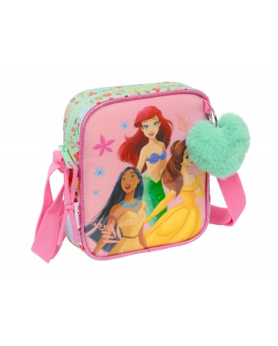 Bolso bandolera safta princesas disney bloom 180x160x40 mm