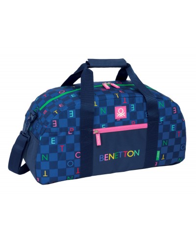 Bolsa de deporte safta benetton damero 260x500x200 mm