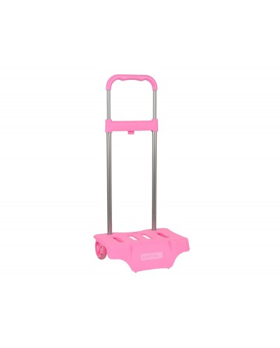 Carro portamochilas rosa claro 300x230x525 mm