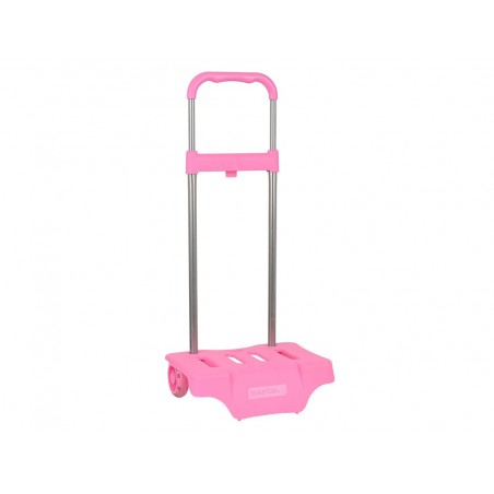Carro portamochilas rosa claro 300x230x525 mm