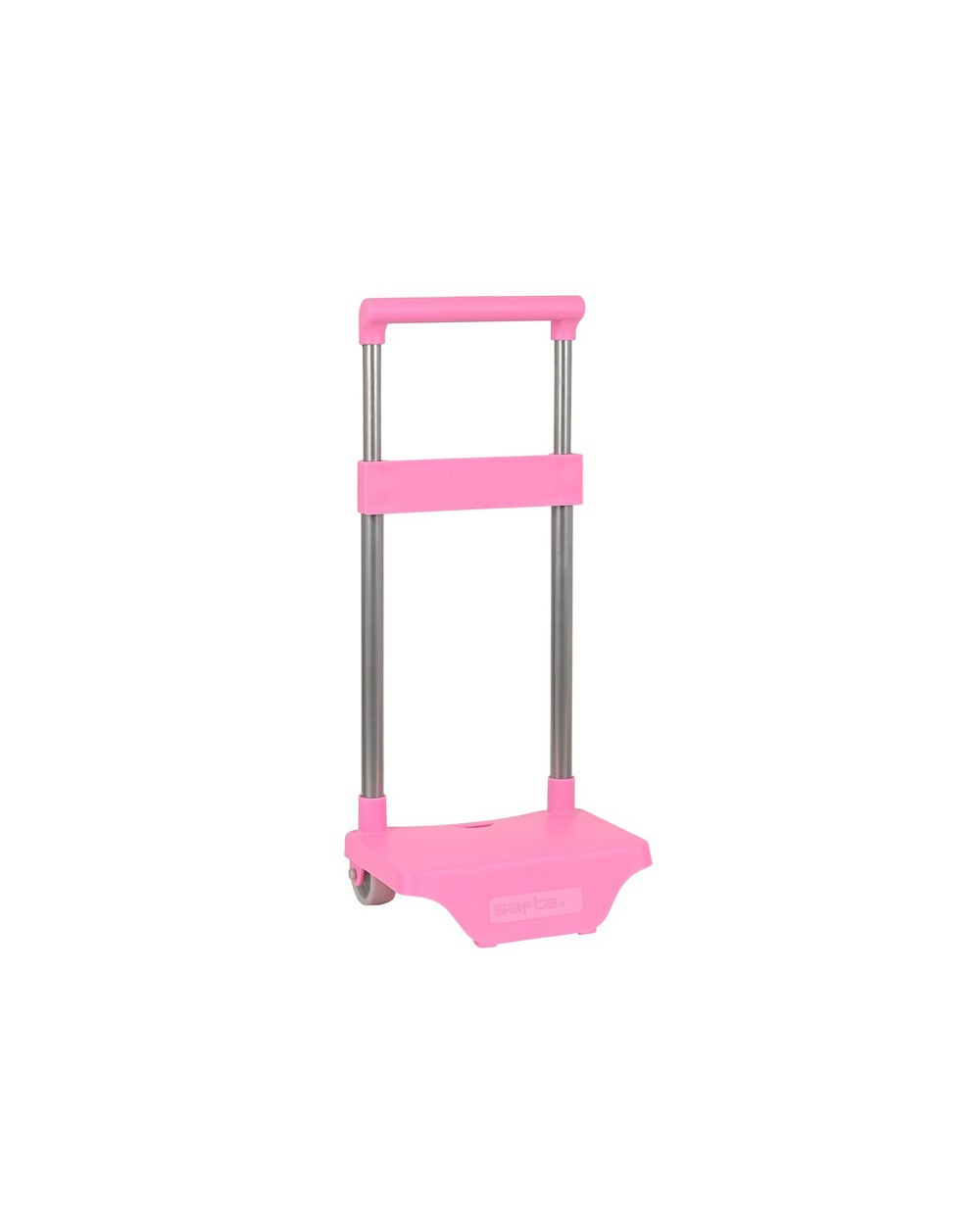 Carro portamochilas pequeno rosa claro 220x170x400 mm