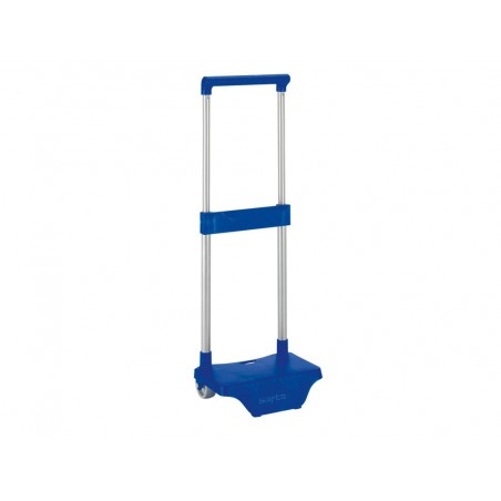 Carro portamochilas pequeno azul reflex 220x170x400 mm