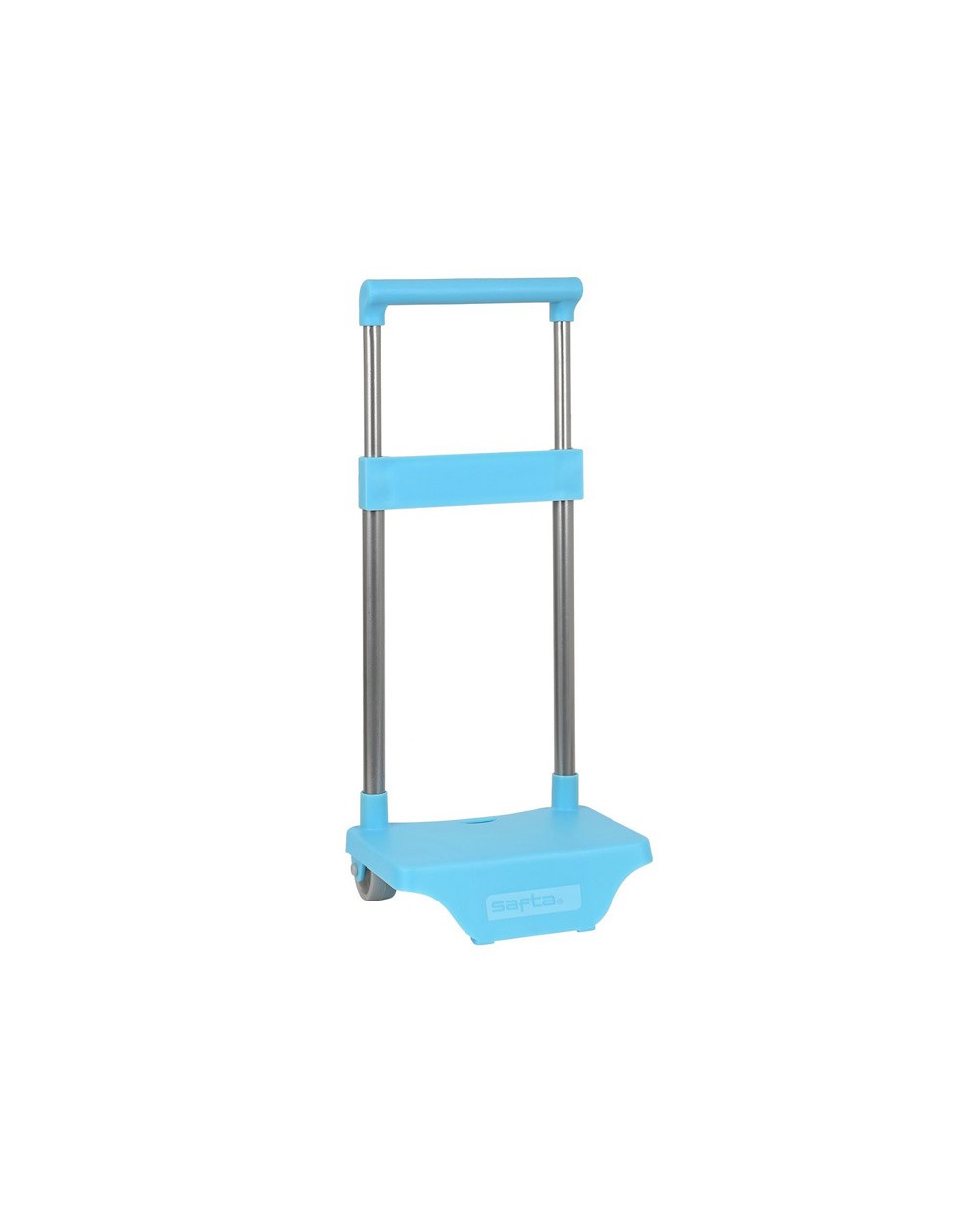 Carro portamochilas pequeno celeste 220x170x400 mm
