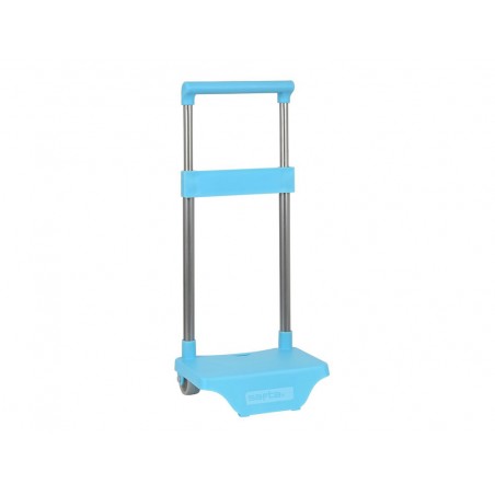 Carro portamochilas pequeno celeste 220x170x400 mm