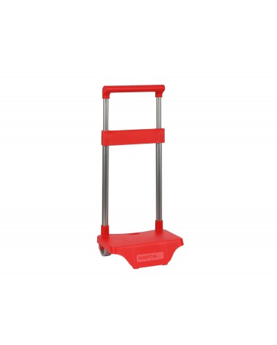 Carro portamochilas pequeno rojo 220x170x400 mm