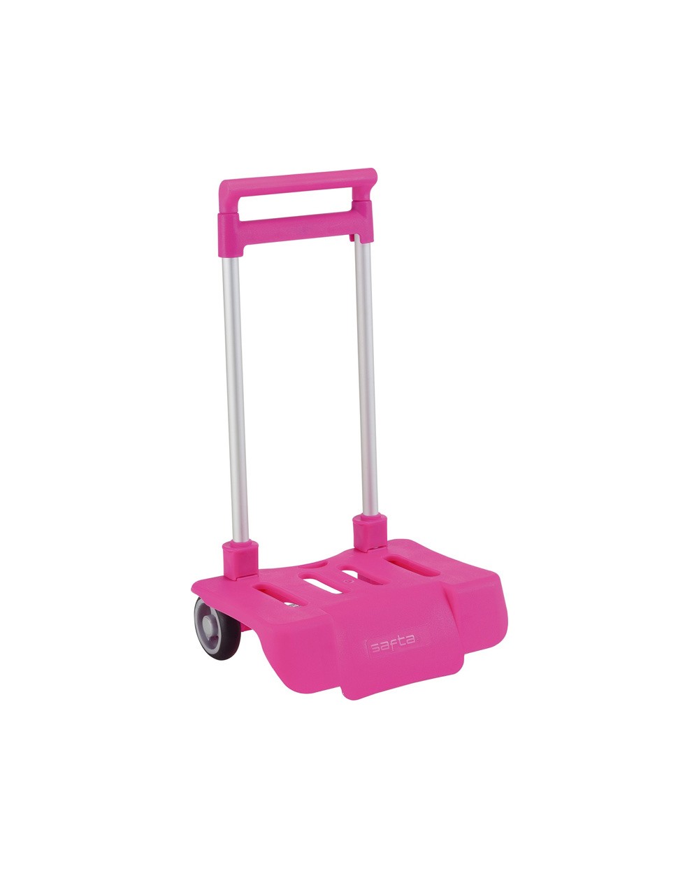 Carro portamochilas plegable fucsia 300x230x525 mm