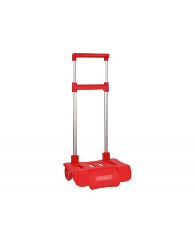 Carro portamochilas plegable rojo 300x230x525 mm