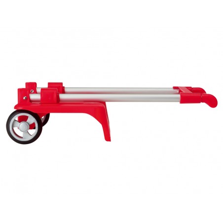 Carro portamochilas plegable rojo 300x230x525 mm