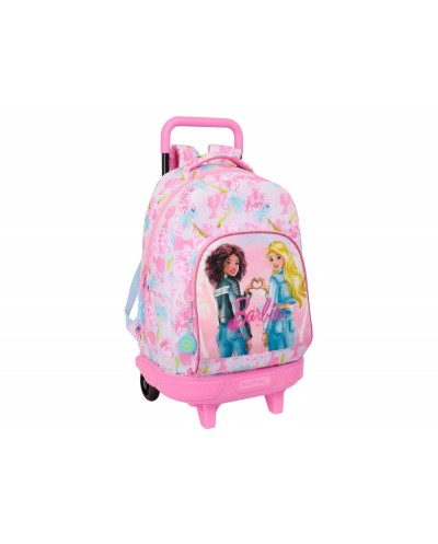 Mochila safta grande con ruedas compact extraible barbie 450x330x220 mm