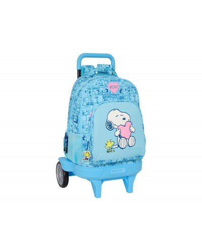 Mochila safta grande con ruedas compact evolution extraible snoopy love 450x330x220 mm