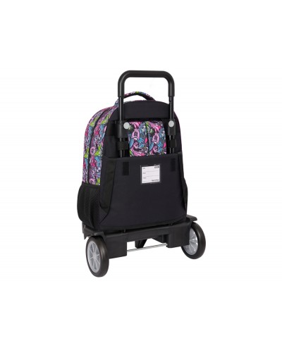 Mochila safta grande con ruedas compact evolution extraible monster high 450x330x220 mm