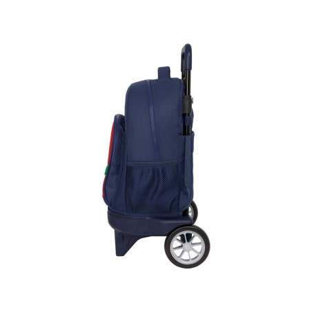 Mochila safta grande con ruedas compact evolution extraible benetton flag 450x330x220 mm